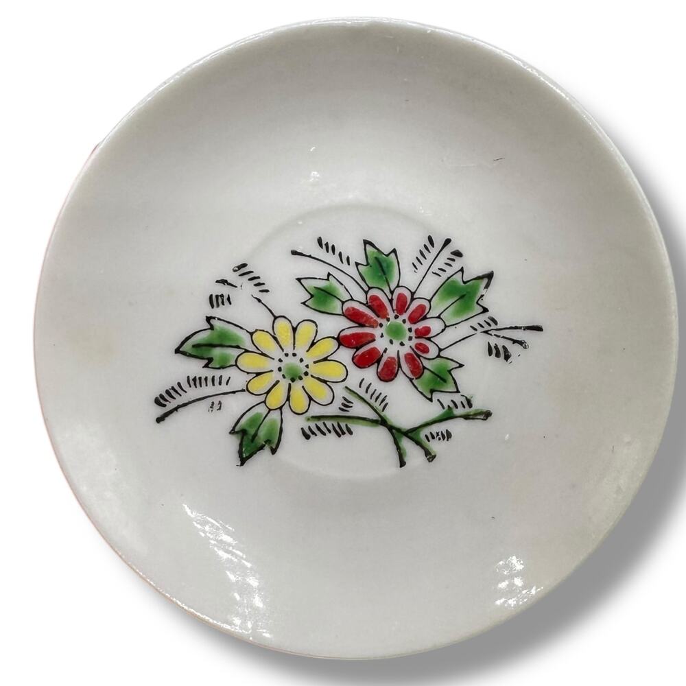 Vintage Ring Trinket Dish - Mini tea set saucer upcycle - MCM Japan